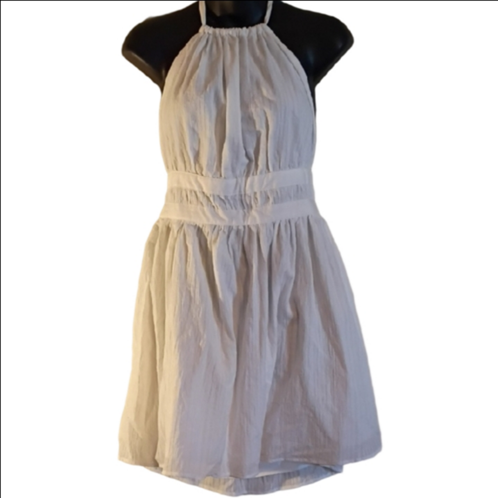 Wild Fable White/ Off White Halter Cotton Dress. Size Medium.